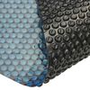 vidaXL Zwembadfolie solar drijvend 300 cm PE zwart en blauw