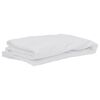 vidaXL Matrasbeschermer waterdicht 160x220 cm wit