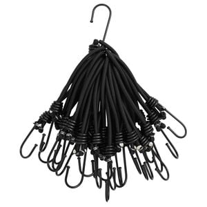 vidaXL Spanelastiek met haken 25 st 17 cm