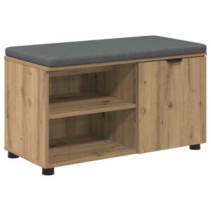 vidaXL Halbank Artisan Eik 80 x 38 x 46 cm
