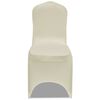 vidaXL Stoelhoezen stretch 18 st crème