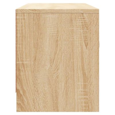 vidaXL Tv-meubel 102x30x37,5 cm bewerkt hout sonoma eikenkleurig