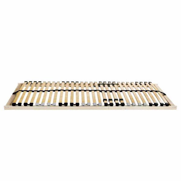 vidaXL Lattenbodem Bruin 90 x 190 cm Massief beukenhout