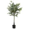 vidaXL Kunstfuxus boom 480 bladeren 130 cm groen