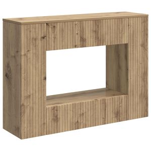 vidaXL Wandtafel Artisan Eik 101 x 29 x 74 cm Geconstrueerd hout