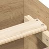 vidaXL Bedframe zonder matras spaanplaat artisanaal eikenkleurig