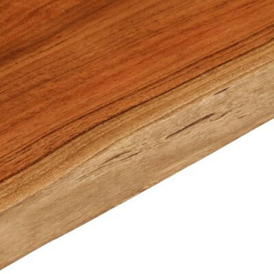 vidaXL Tafelblad rechthoekig natuurlijke rand 100x40x3,8 cm acaciahout