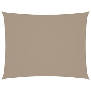 vidaXL Zonnescherm rechthoekig 2x3,5 m oxford stof taupe