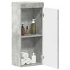 vidaXL Badkamer wandkast met plank TULUM Beton Grijs 37 x 24,5 x 86 cm