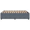 vidaXL Bedframe zonder matras 160x200 cm fluweel donkergrijs