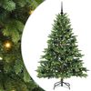 vidaXL Kunstkerstboom met 150 LED met standaard Groen 150 cm PE en PVC