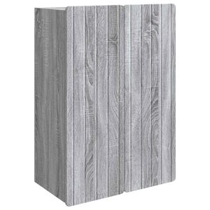 vidaXL Wandkast Grijs Sonoma 66 x 34,5 x 92 cm Bewerkt hout