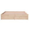 vidaXL Bedframe zonder matras massief hout 140x200 cm