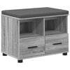vidaXL Halbank Grijze Sonoma 60 x 38 x 46 cm