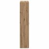 vidaXL Schoenenkast 80x35,5x180 cm bewerkt hout artisanaal eikenkleur