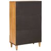 vidaXL Highboard Lichtbruin 60 x 33 x 100 cm massief mangohout