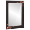 vidaXL Spiegel Wandgemonteerd Multikleur 70 x 50 x 3 cm Glas