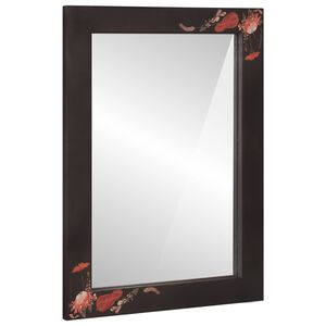 vidaXL Spiegel Wandgemonteerd Multikleur 70 x 50 x 3 cm Glas