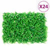 vidaXL Hek met kunstvarenblad 24 st 40x60 cm groen
