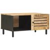 vidaXL Salontafel Naturel 80 x 50 x 40 cm Massief Mango Hout