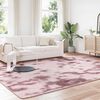 vidaXL Hoogpolig vloerkleed NAVARRA 240x340 cm polyester stoffig roze