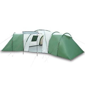 vidaXL Koepeltent 12-persoons waterdicht groen
