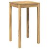 vidaXL Tuinbar Tafel Wit 60 x 60,5 x 105 cm Massief Acaciahout