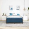 vidaXL Boxspringbed Blauw 160 x 200 cm Stof