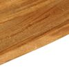 vidaXL Tafelblad met natuurlijke rand 110x40x2,5 cm massief mangohout