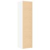 vidaXL Hoge kast 45x42,5x185 cm bewerkt hout wit