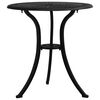 vidaXL Tuintafel 62x62x65 cm gietaluminium zwart