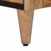 vidaXL Dressoir met opslag Naturel 60 x 33 x 75 cm Massief Mango Hout