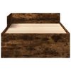 vidaXL Bedframe zonder matras hout gerookt eikenkleurig 75x190 cm