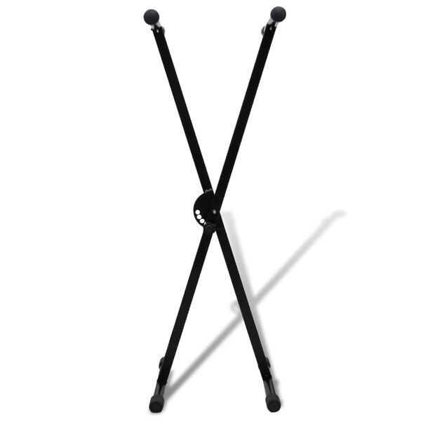 vidaXL Keyboardstandaard en -kruk verstelbaar