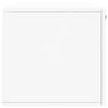 vidaXL Wandkast 100x36,5x35 cm bewerkt hout wit