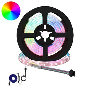 vidaXL LED-strip 2 pcs Zwart en transparant 900 mm Koper en kunststof