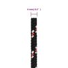 vidaXL Boot touw 4 mm 50 m polypropyleen zwart
