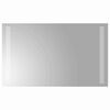 vidaXL LED Badkamer Spiegel Transparant 50 x 30 cm gehard glas