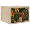 vidaXL Wandkastje ZAANDAM Sonoma Eiken 36 x 33 x 25 cm Bewerkt hout