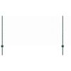 vidaXL zeshoekig gaasgek met palen 100 x 1 m PVC-Coated Staal Groen
