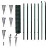 vidaXL Euro hek 10x1,7 m groen