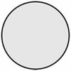 vidaXL Wandspiegel rond &Oslash;40 cm zwart