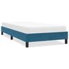 vidaXL Bedframe zonder matras 80x210 cm fluweel donkerblauw