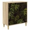 vidaXL Dressoir ELBURG Sonoma 69 x 33 x 75 cm Bewerkt hout