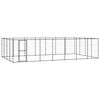 vidaXL Hondenkennel 33,88 m&sup2; staal