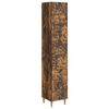vidaXL Kastenset 2 st 33 x 34,5 x 90 cm Bewerkt hout Gerookt eiken