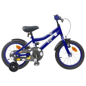 vidaXL Kinderfiets 12 Inch voor 2-4 jaar oud Donkerblauw