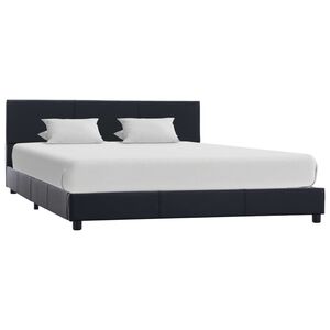 vidaXL Bedframe kunstleer zwart 120x200 cm