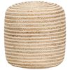 vidaXL Poef handgemaakt 40x45 cm jute