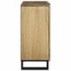 vidaXL Dressoir Bruin 90 x 33 x 75 cm massief mangohout